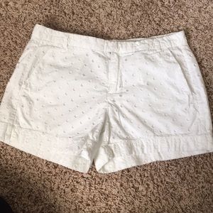 Gap White Eyelet Shorts